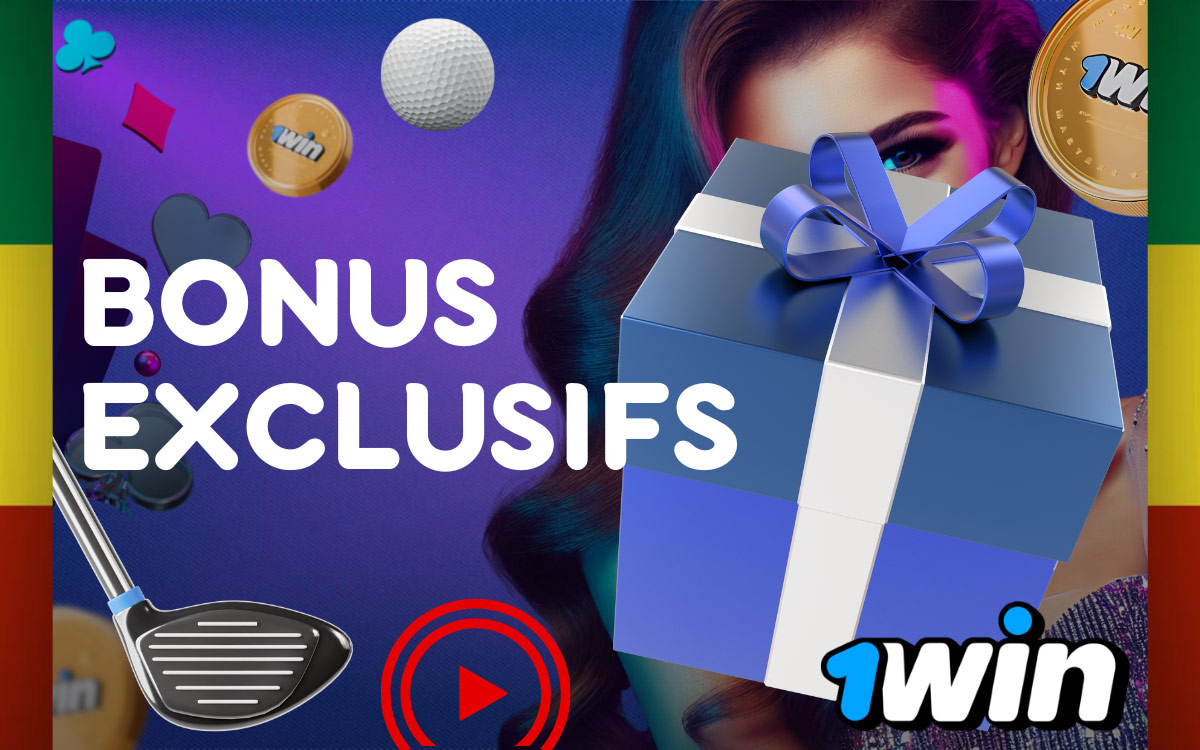 1Win Bonus exclusifs pour les paris sur le golf 